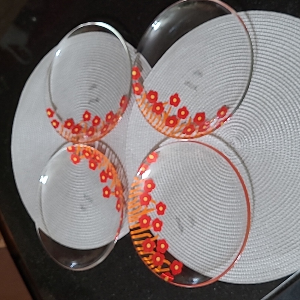 Floral Plate Set